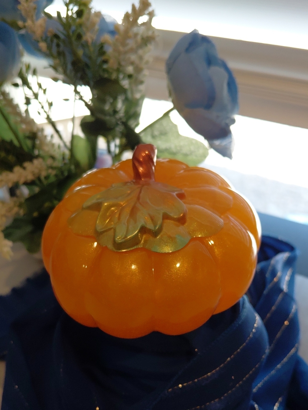 Handcrafted  Orange Decorative Pumpkin